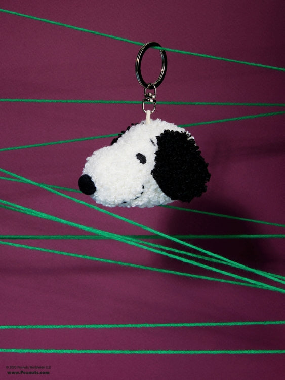 Peanuts Snoopy ECO Tiny Teddy Cream Keychain 4.5cm