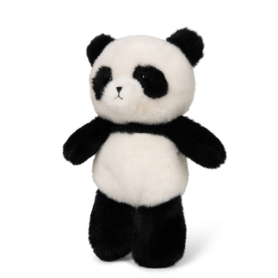 WWF ECO Fuzzy Panda Black 18cm