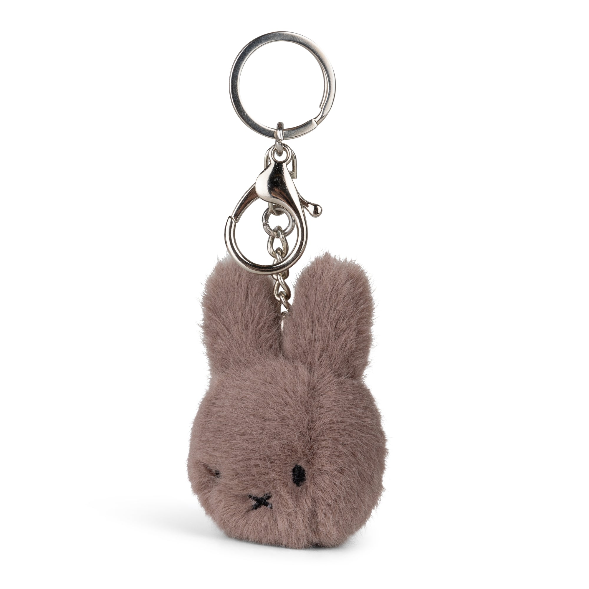 Miffy ECO Fuzzy Keychain Taupe 8cm