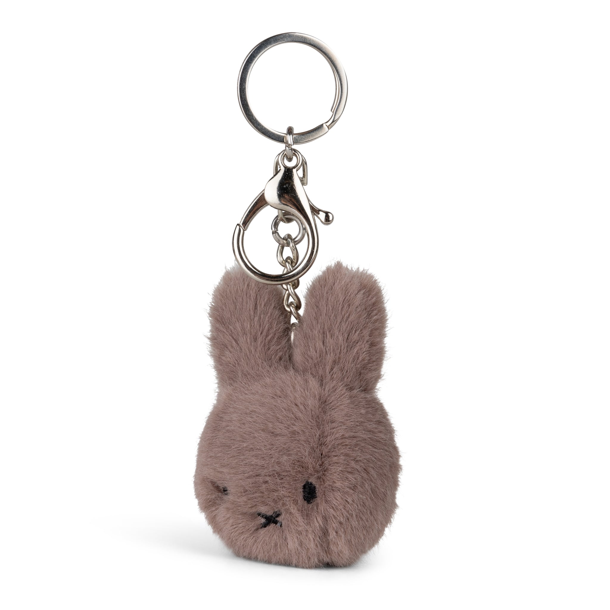 Miffy ECO Fuzzy Keychain Taupe 8cm