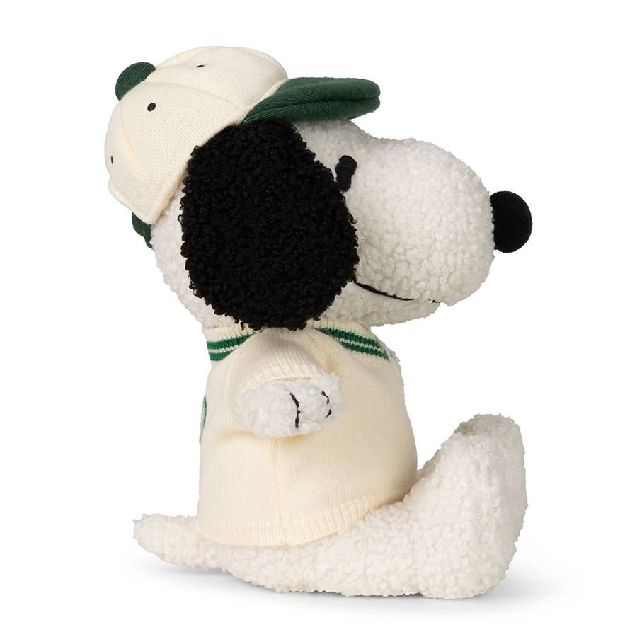 Peanuts Snoopy ECO Tiny Teddy Cream with Varsity Sweater 20cm