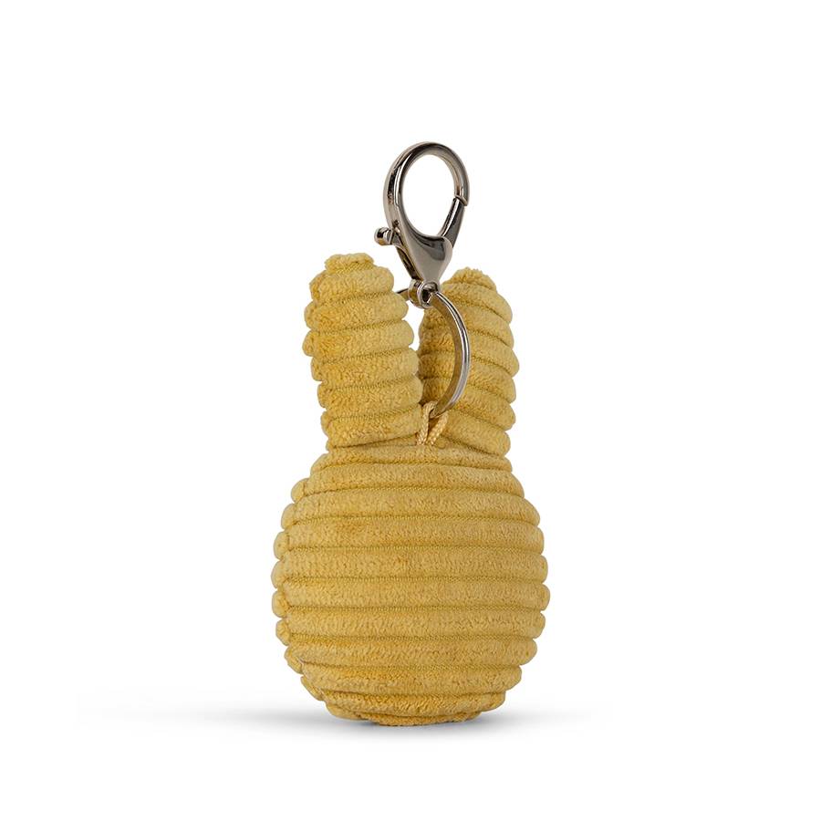 Miffy Flat Keychain ECO Corduroy Acacia 10cm