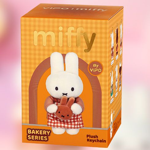 VIPO Miffy Bakery Keychain Blind Box CDU of 6
