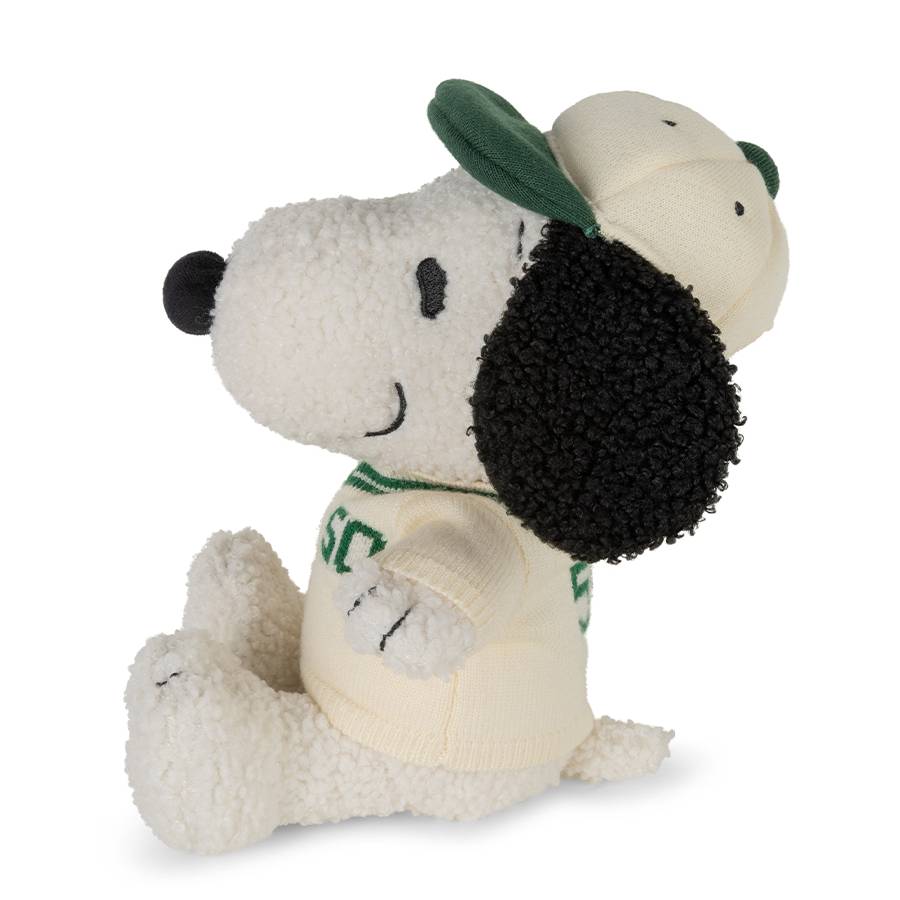Peanuts Snoopy ECO Tiny Teddy Cream with Varsity Sweater 20cm