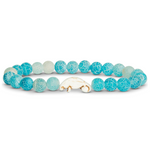 Fahlo Drift Manatee Aqua Blue