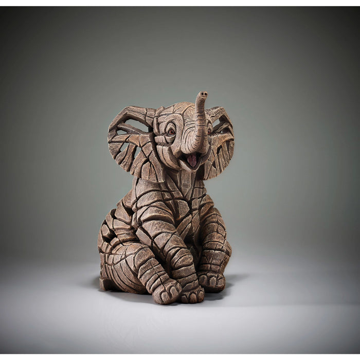 Edge Sculpture Elephant Calf 25cm