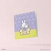 Miffy 70th Greeting Card Cozy Home 11cm