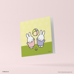 Miffy 70th Greeting Card Playtime Parade 11cm