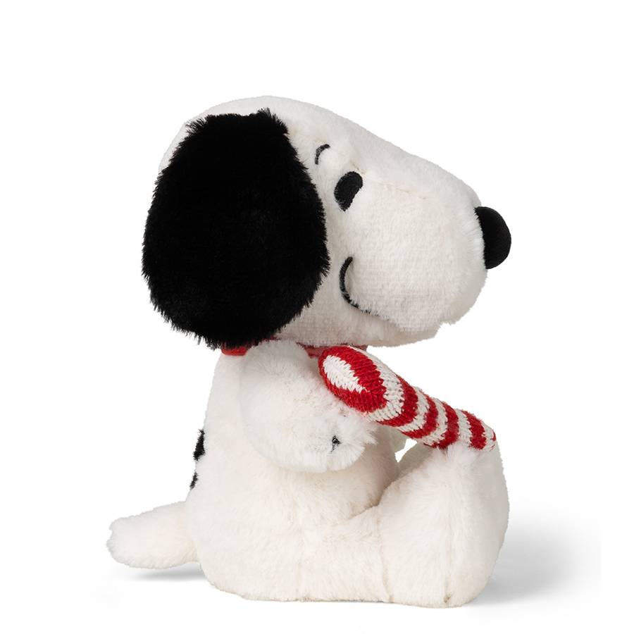 Snoopy with Candy Cane Cream 20 cm