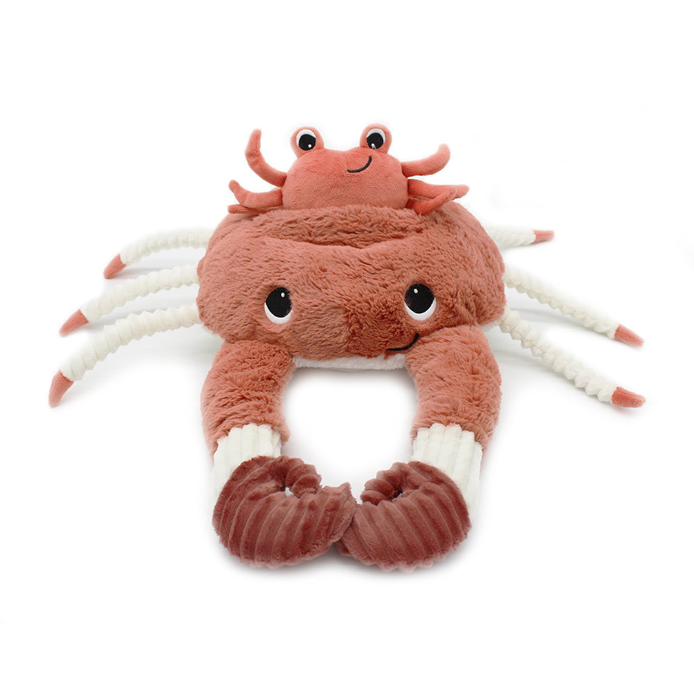 Les Deglingos Ptipotos The Crab Mom & Baby Terracotta 46cm