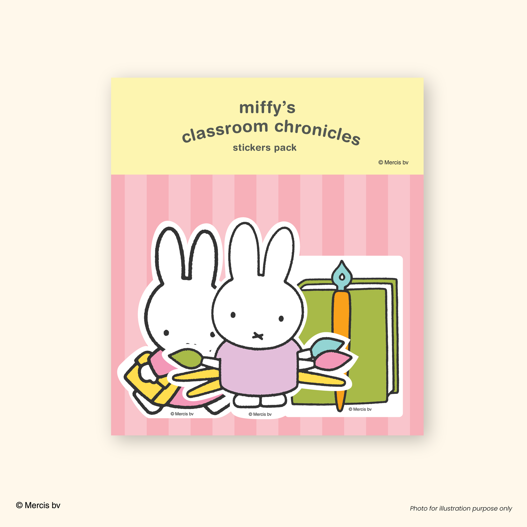 Miffy 70th Stickers Pack Classroom Chronicles