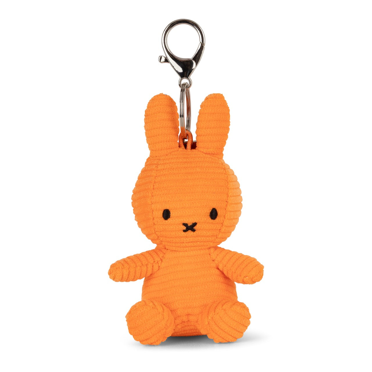 Miffy Keychain ECO Corduroy Orange 10cm