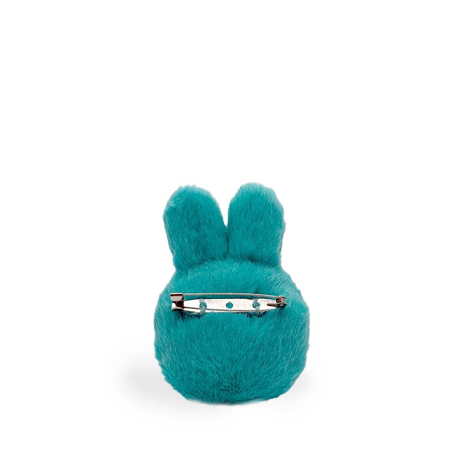 Miffy ECO Fuzzy Broochin Giftbox Teal 8cm