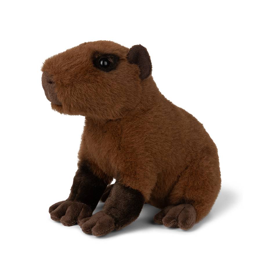 WWF Sitting Capybara with Beans Brown 23cm