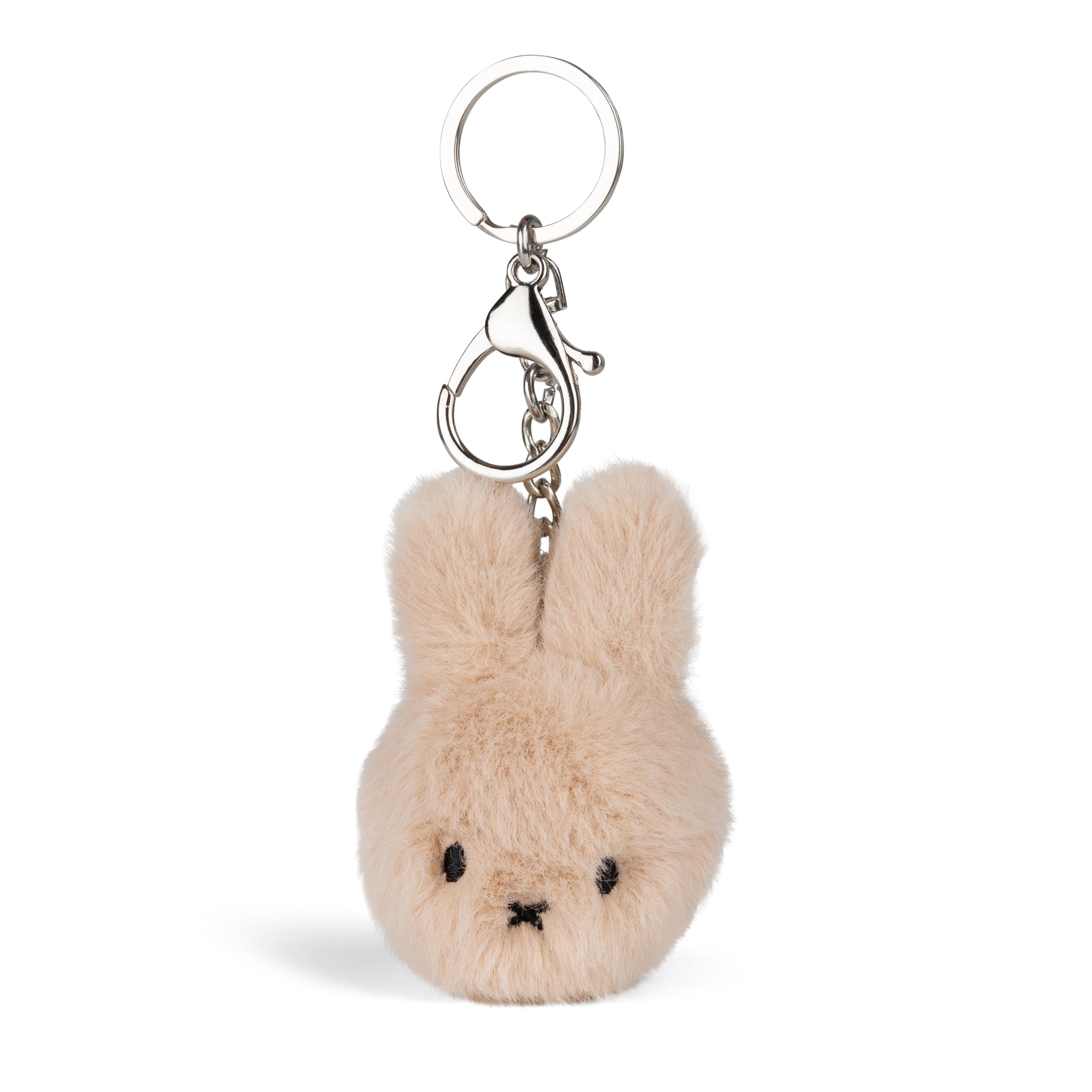 Miffy ECO Fuzzy Keychain Beige 8cm