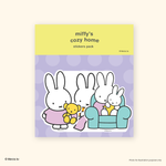 Miffy 70th Stickers Pack Cozy Home