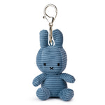 Miffy Keychain ECO Corduroy Aviator Blue 10cm