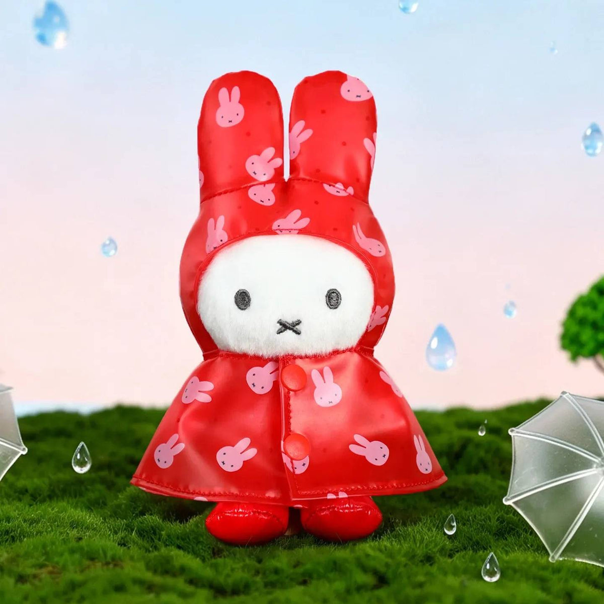 VIPO Miffy Raincoat Keychain Blind Box CDU of 6