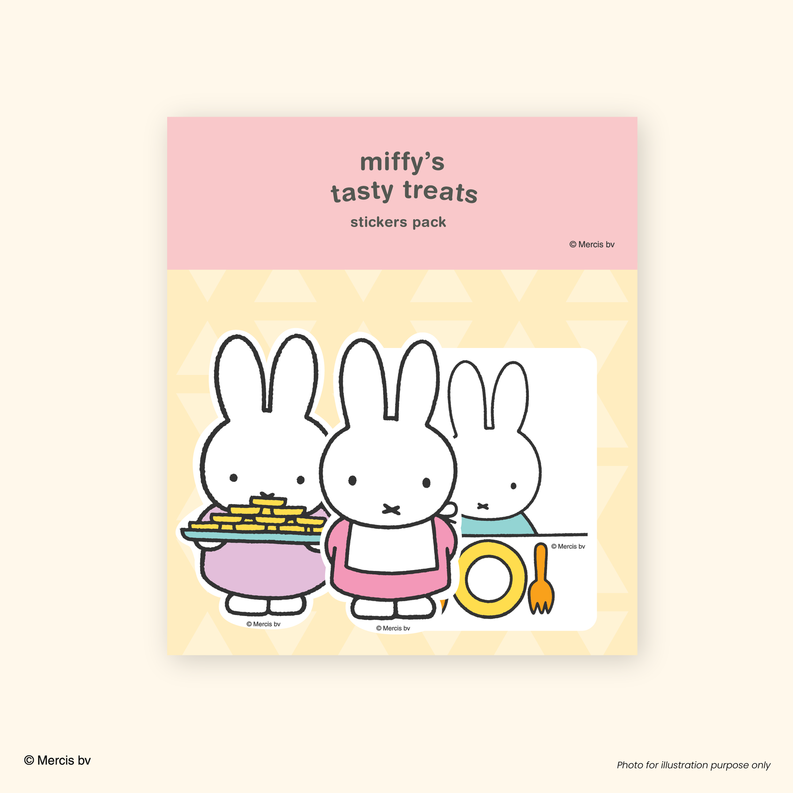 Miffy 70th Stickers Pack Tasty Treats