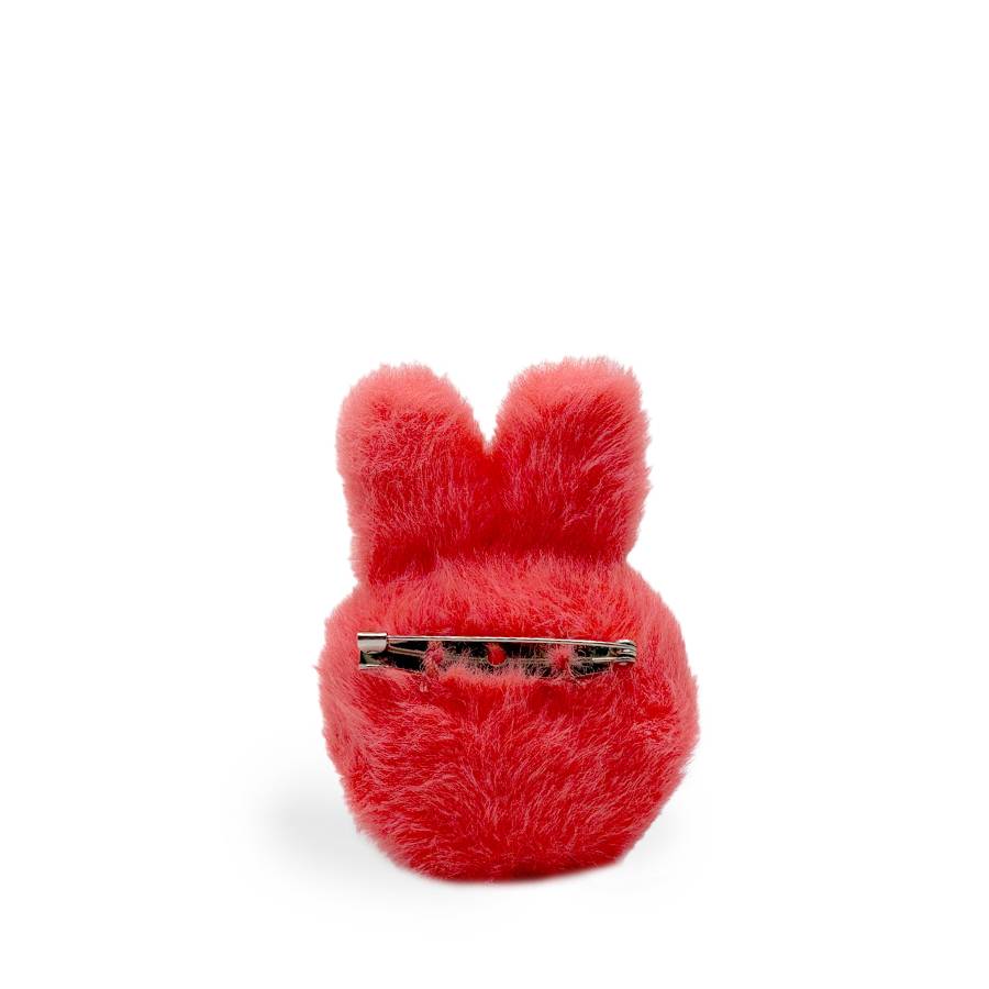Miffy ECO Fuzzy Broochin Giftbox Bright Coral 8cm