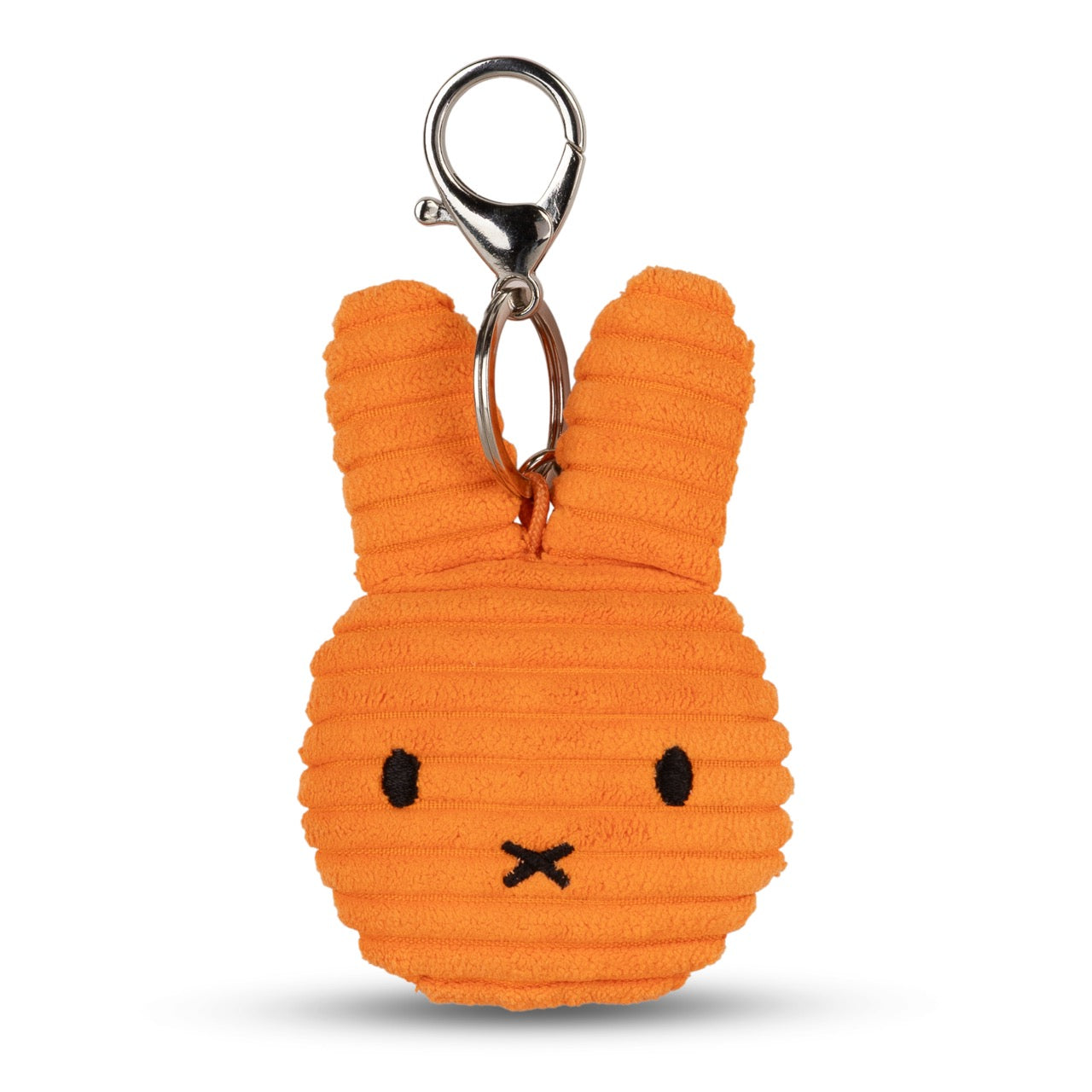 Miffy Flat Keychain ECO Corduroy Orange 10cm