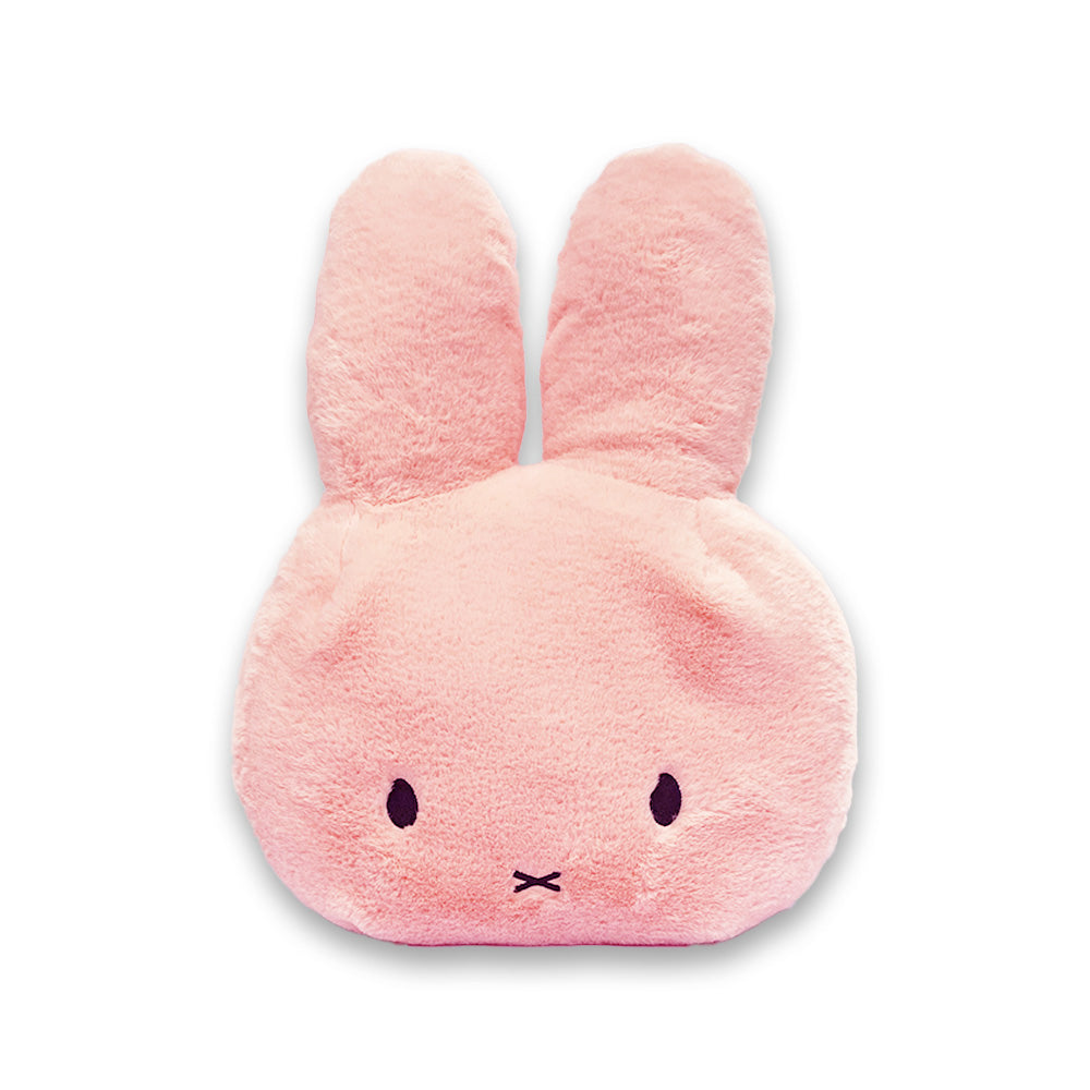 Miffy Cushion Head Fluffy Pastel Pink 50x40x15cm