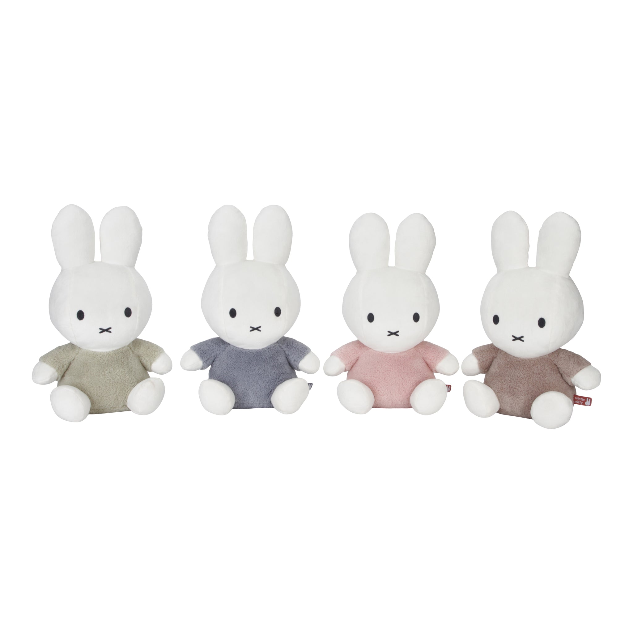Miffy Cuddle 35cm Fluffy Taupe With Bell