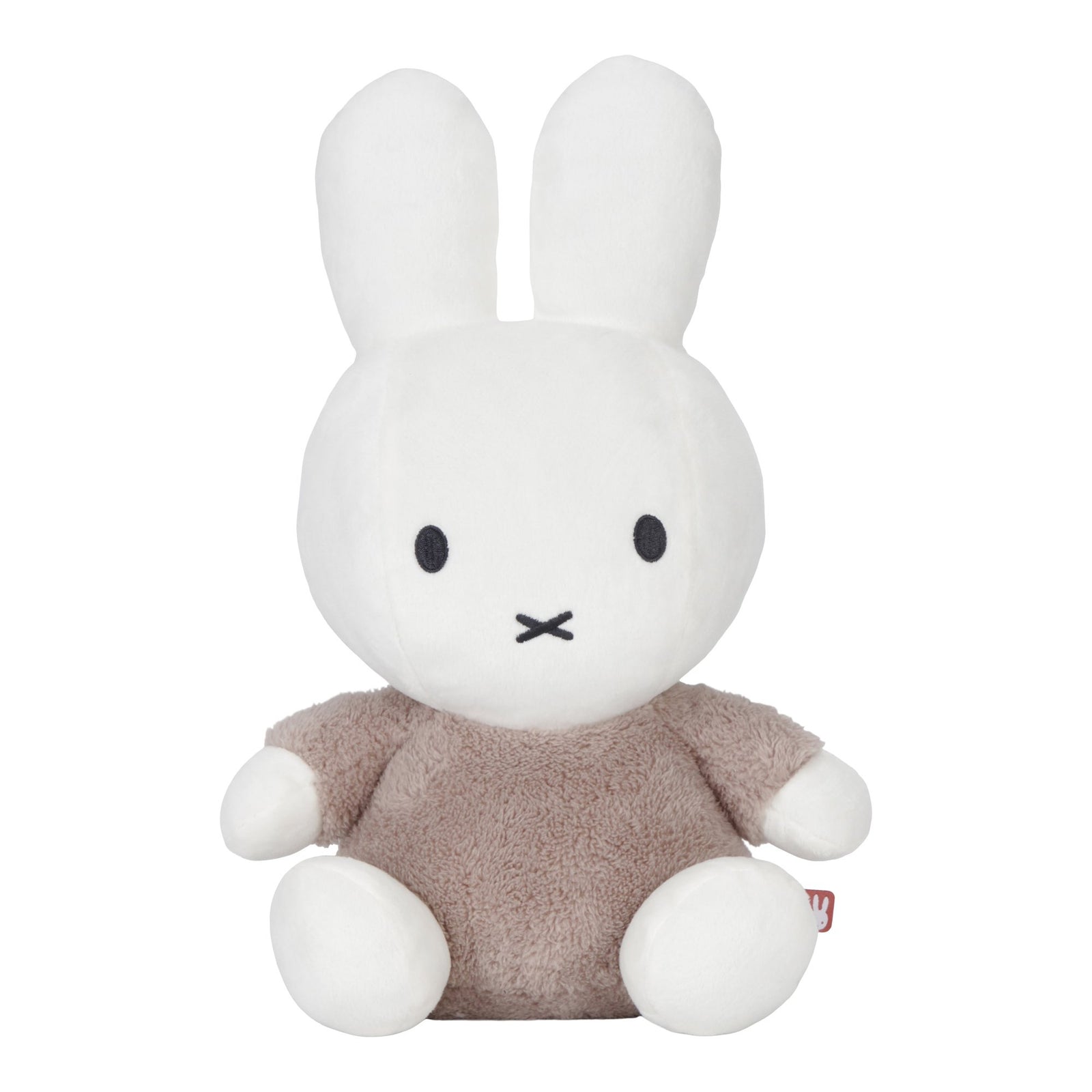 Miffy Cuddle 35cm Fluffy Taupe With Bell