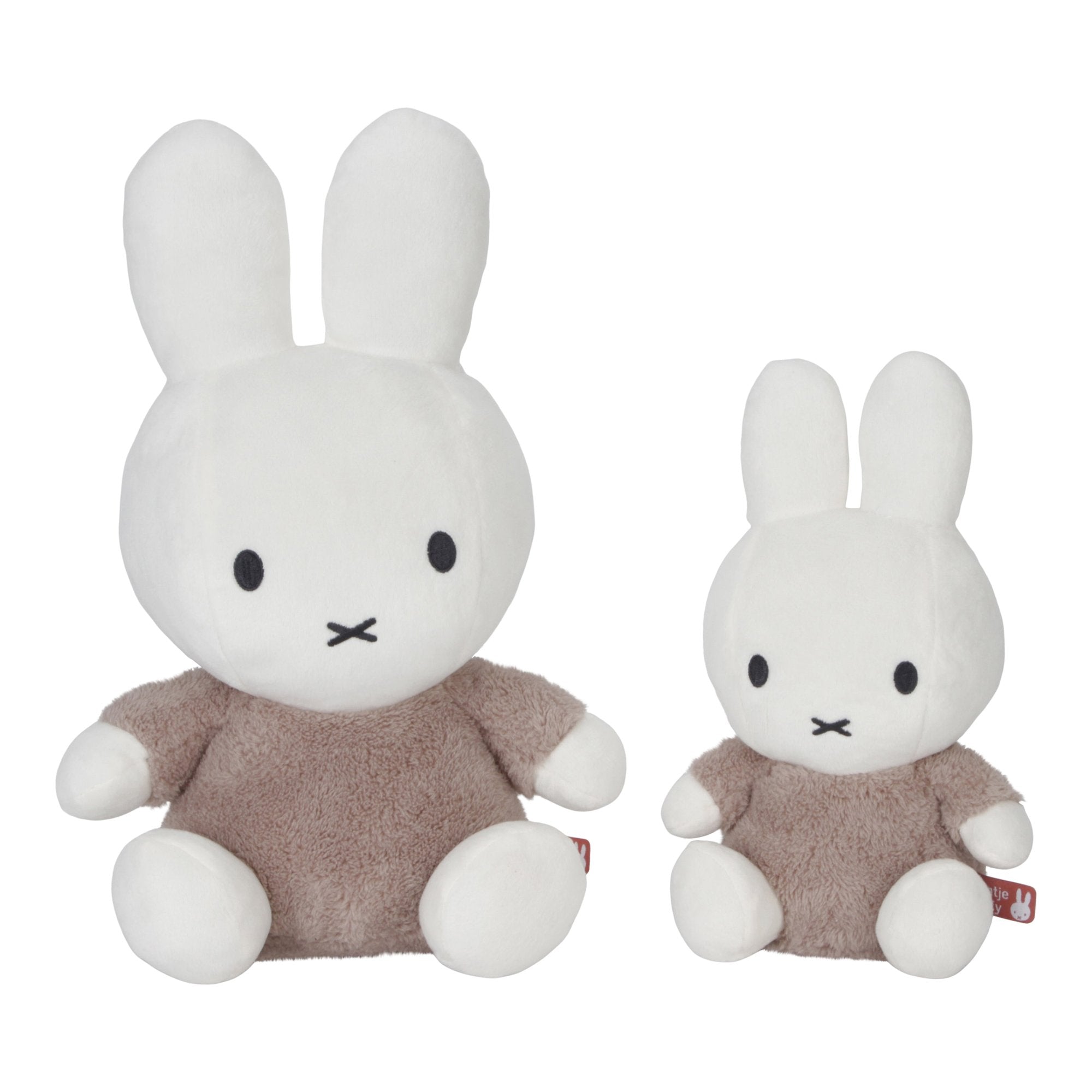 Miffy Cuddle 35cm Fluffy Taupe With Bell